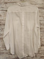 WHITE 100% LINEN SHIRT (NEW)