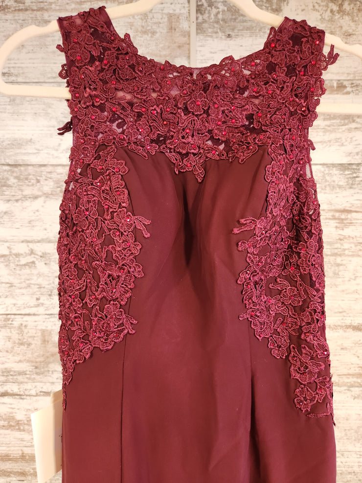 BURGUNDY LONG DRESS (NEW)