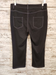 BLACK ITALIAN MADE CROP PANTS