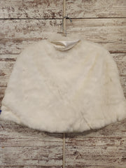 IVORY FUR CAPE (NEW) $99