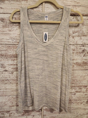 WHITE/BLUE TOP - NEW $16