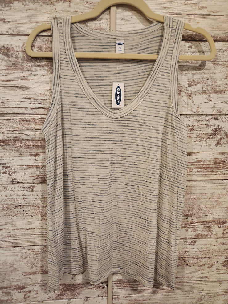 WHITE/BLUE TOP - NEW $16