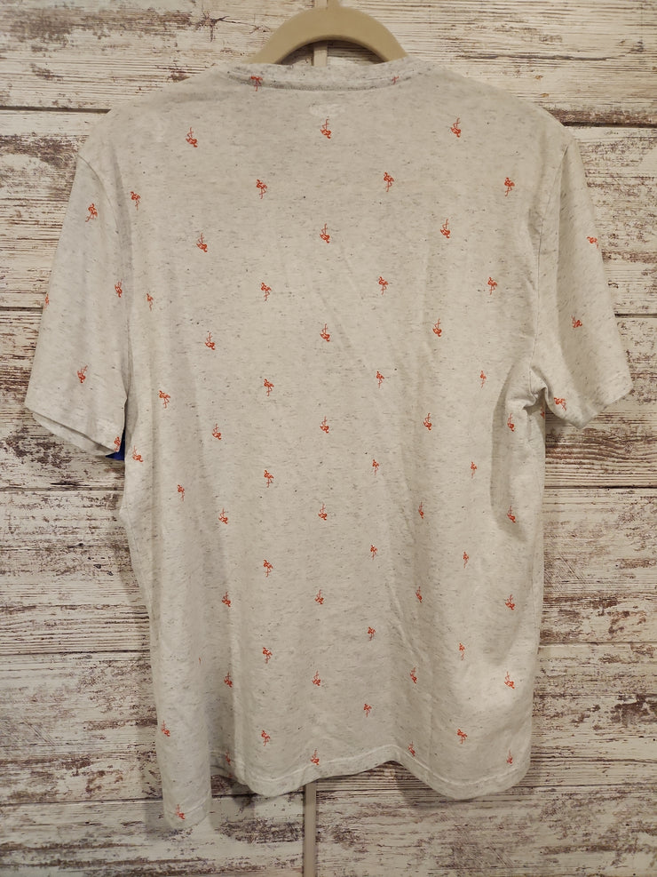 GRAY W/FLAMINGOS TOP - NEW