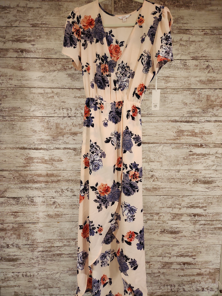 PINK/FLORAL MAXI DRESS-NEW $48