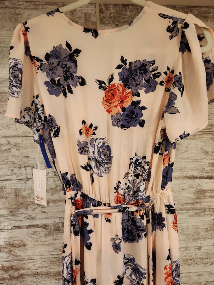PINK/FLORAL MAXI DRESS-NEW $48