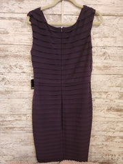 PURPLE RUFFLE SHORT DRESS-NEW