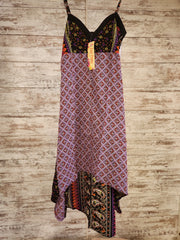 PURPLE/BLACK HI-LO DRESS (NEW)