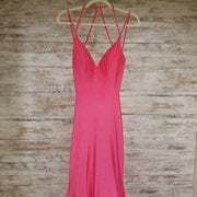 PINK BEADED MERMAID GOWN