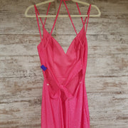 PINK BEADED MERMAID GOWN