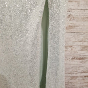 GREEN LONG EVENING GOWN