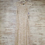 GOLD SEQUIN LONG DRESS (NEW)