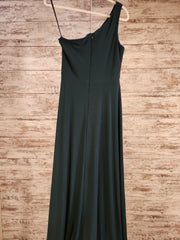 GREEN LONG EVENING GOWN