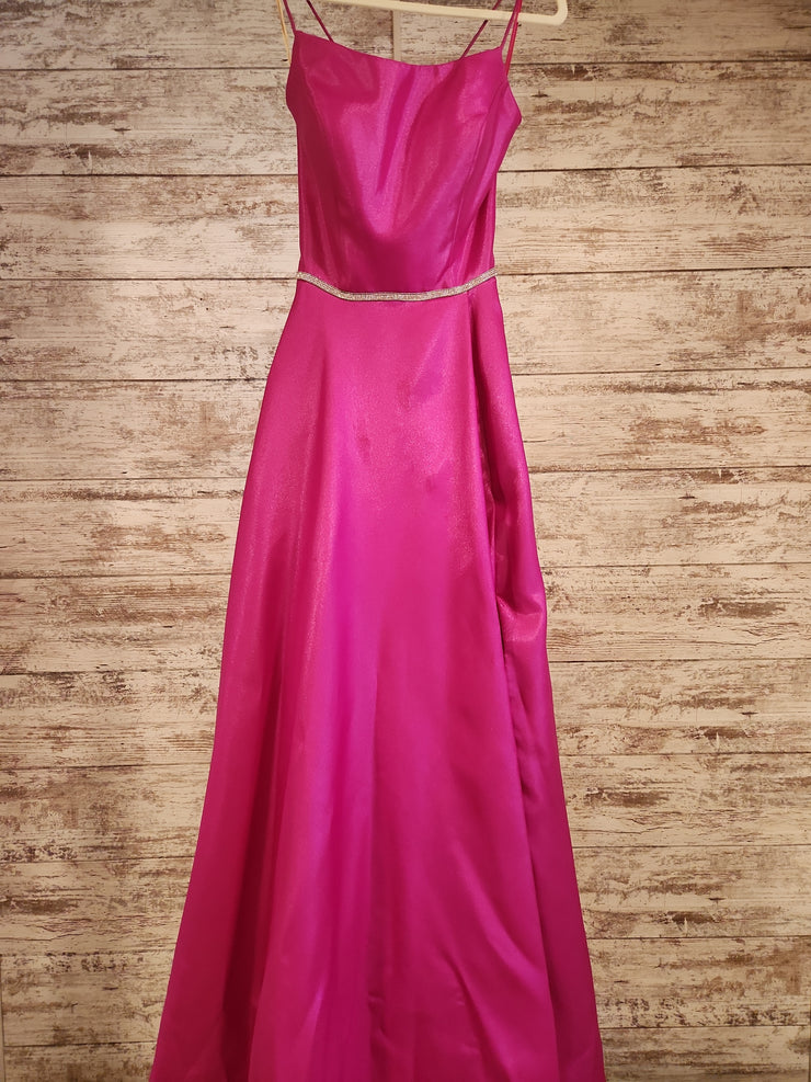 PINK A LINE GOWN