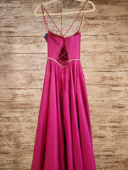 PINK A LINE GOWN