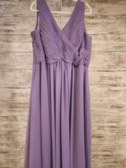 PURPLE LONG EVENING GOWN