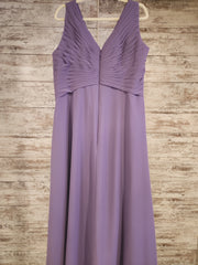 PURPLE LONG EVENING GOWN