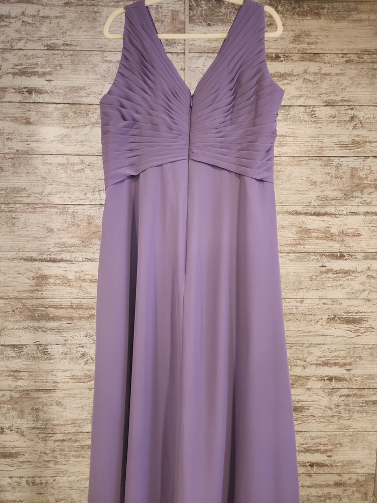 PURPLE LONG EVENING GOWN