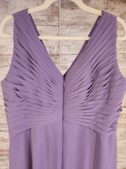 PURPLE LONG EVENING GOWN