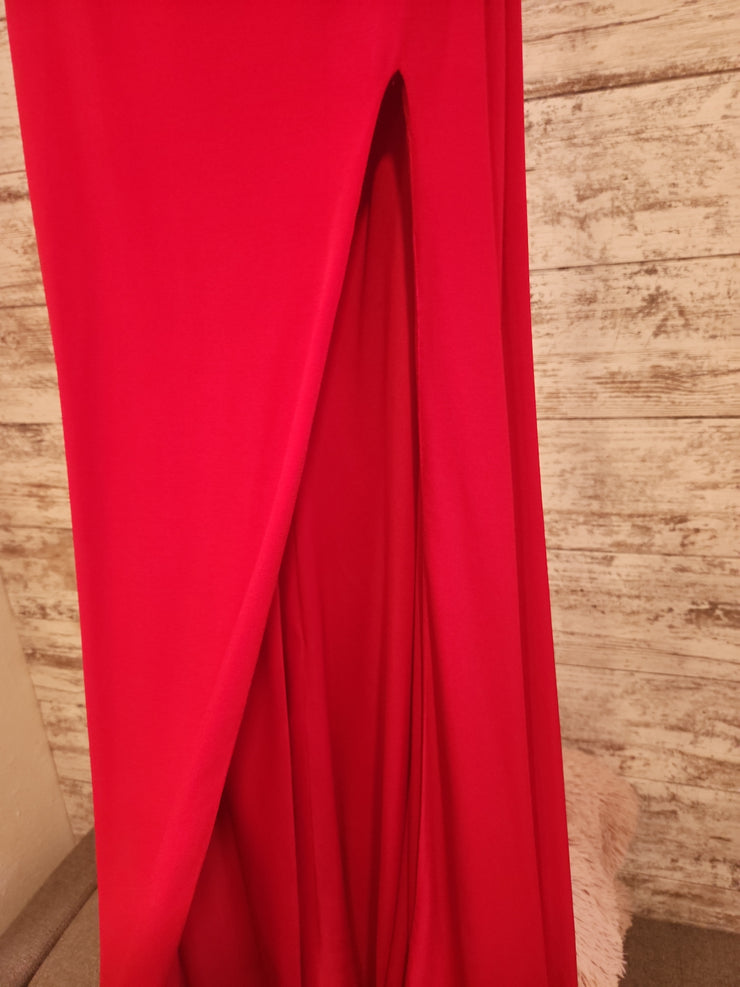 RED LONG EVENING GOWN