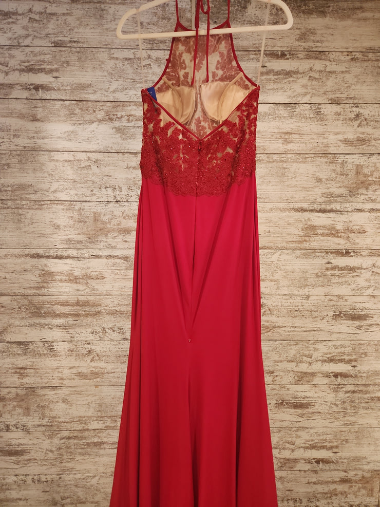 RED LONG EVENING GOWN