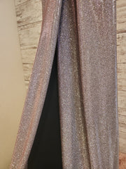 PINK/SPARKLY A LINE GOWN