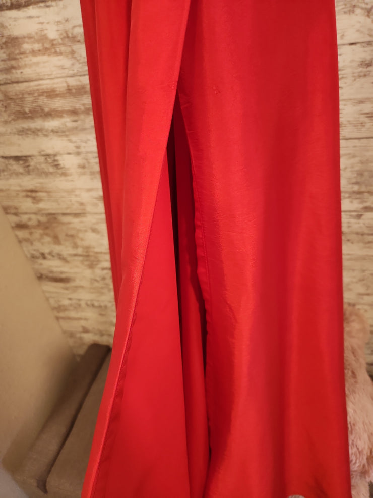 RED A LINE GOWN