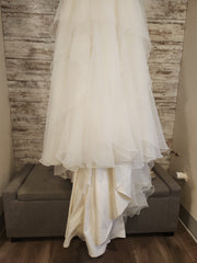 IVORY A LINE WEDDING GOWN