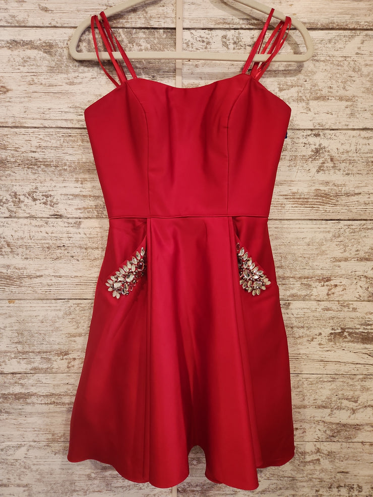 RED SHORT DRESS