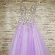 LAVENDER A LINE GOWN