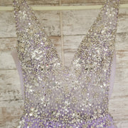LAVENDER A LINE GOWN