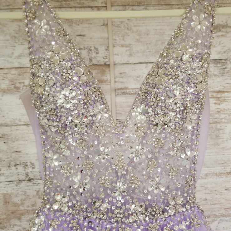 LAVENDER A LINE GOWN