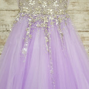 LAVENDER A LINE GOWN