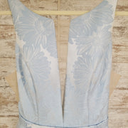BLUE A LINE GOWN