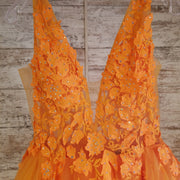 ORANGE PRINCESS GOWN