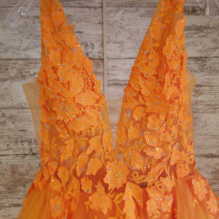 ORANGE PRINCESS GOWN