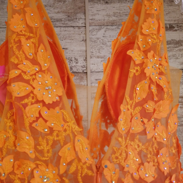 ORANGE PRINCESS GOWN