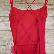 RED LONG EVENING GOWN