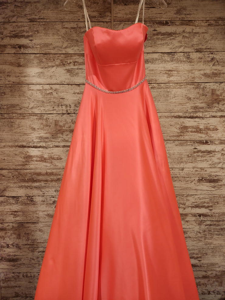 PINK A LINE GOWN