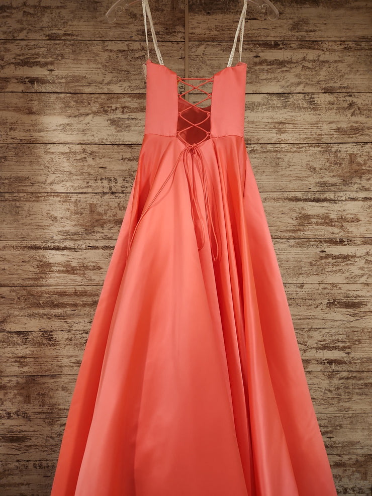 PINK A LINE GOWN