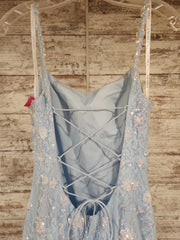 BLUE SPARKLY MERMAID GOWN