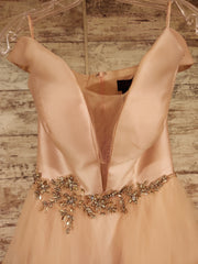 PINK RUFFLED PRINCESS GOWN