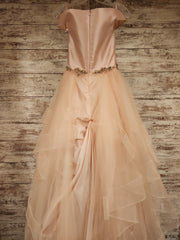 PINK RUFFLED PRINCESS GOWN