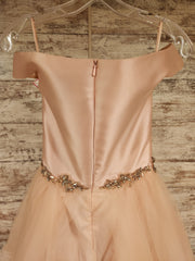 PINK RUFFLED PRINCESS GOWN