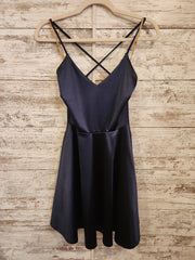 NAVY SHORT DRESS