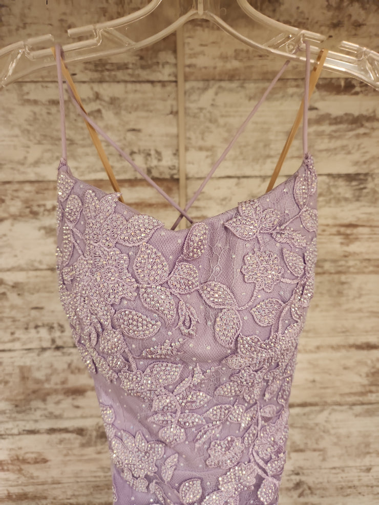 PURPLE/SPARKLY MERMAID GOWN