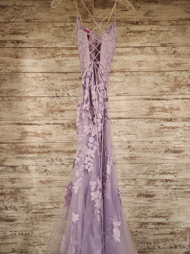 PURPLE/SPARKLY MERMAID GOWN