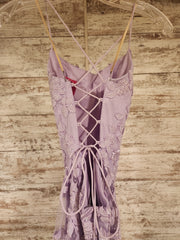 PURPLE/SPARKLY MERMAID GOWN