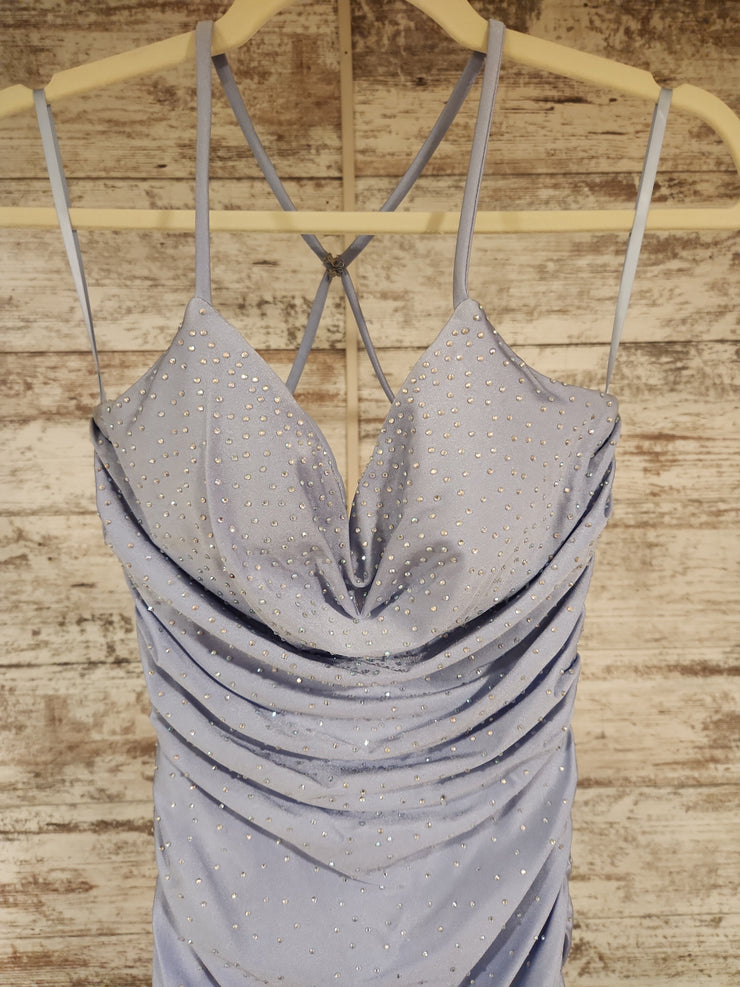 LAVENDER LONG EVENING GOWN