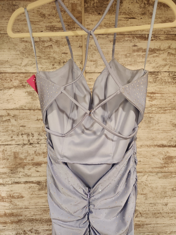 LAVENDER LONG EVENING GOWN