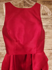 RED 2PC. A LINE GOWN